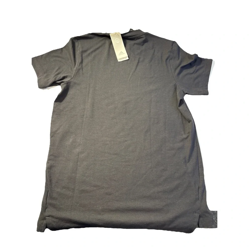 NEW Adidas Axis Tech Men's Black‎ Athletic Training T-Shirt Sz SMALL